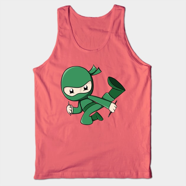 Sculpting Ninja Tank Top by CraftyNinja